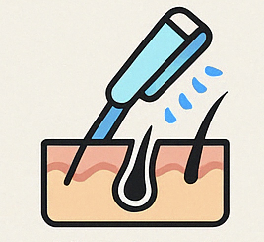 Mesoterapia capilar tratamiento icono