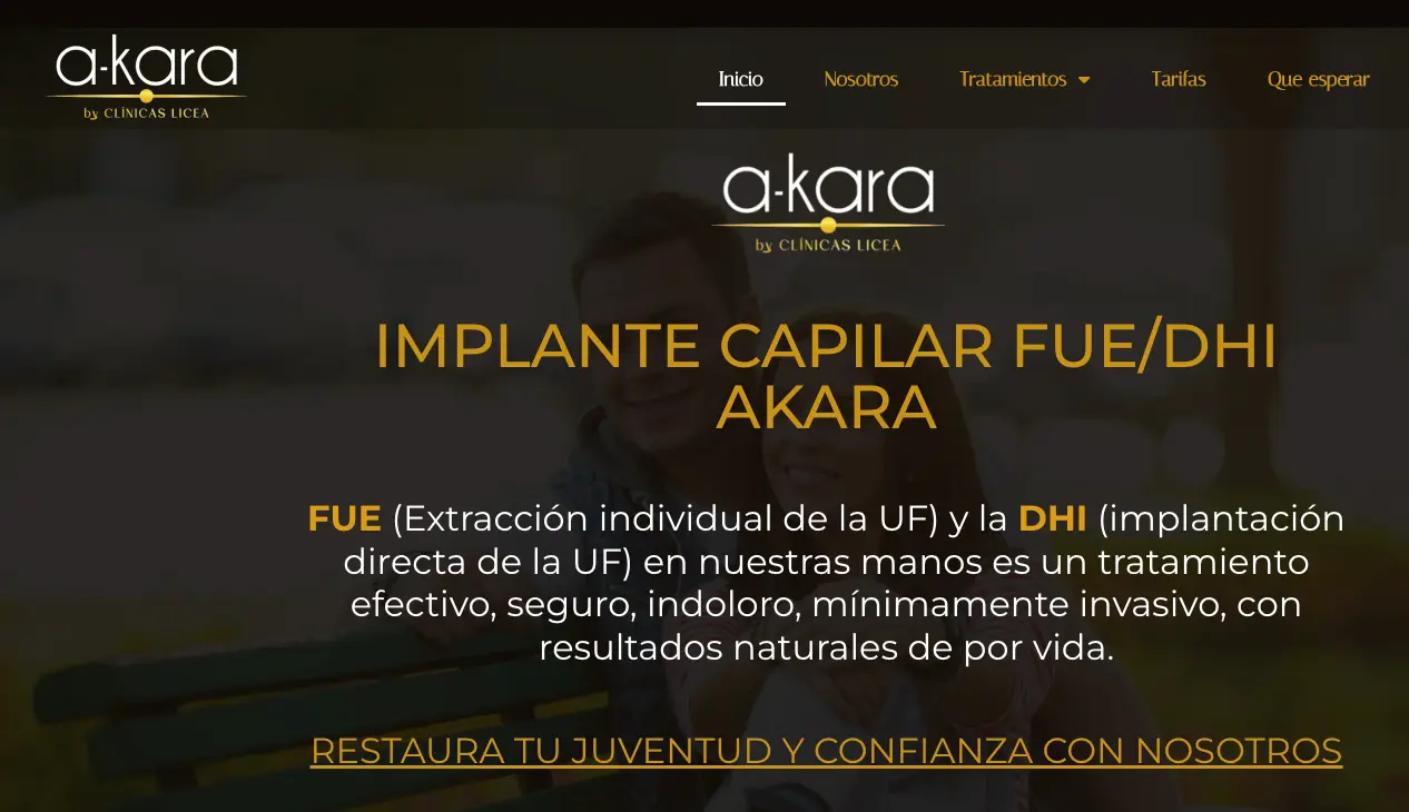 Microinjerto capilar Akara Zaragoza pagina web